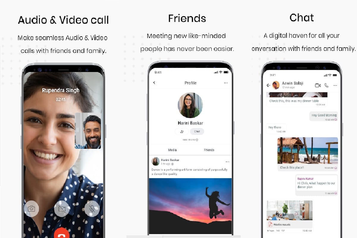 Vice President Venkaiah Naidu launches India's first social media app Elyments