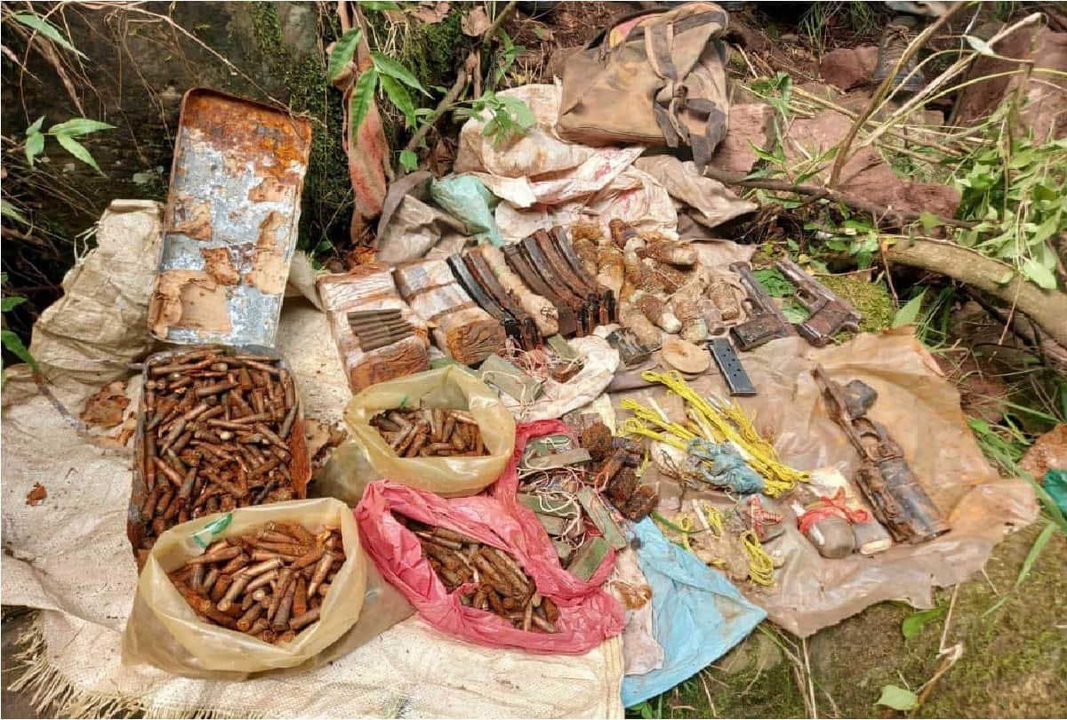 Huge Number of Ams and ammunition Recovered from Rajouri jammu kashmir