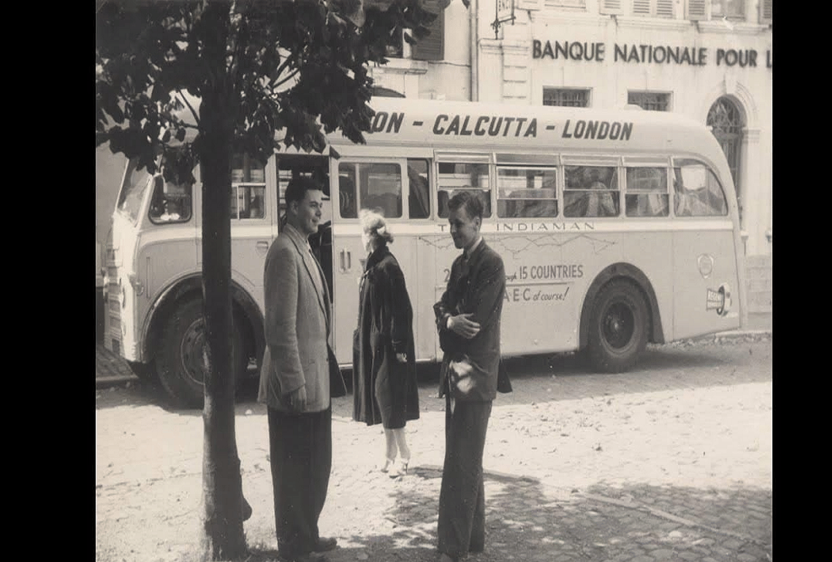 kolkata to london bus service completed in 45 days