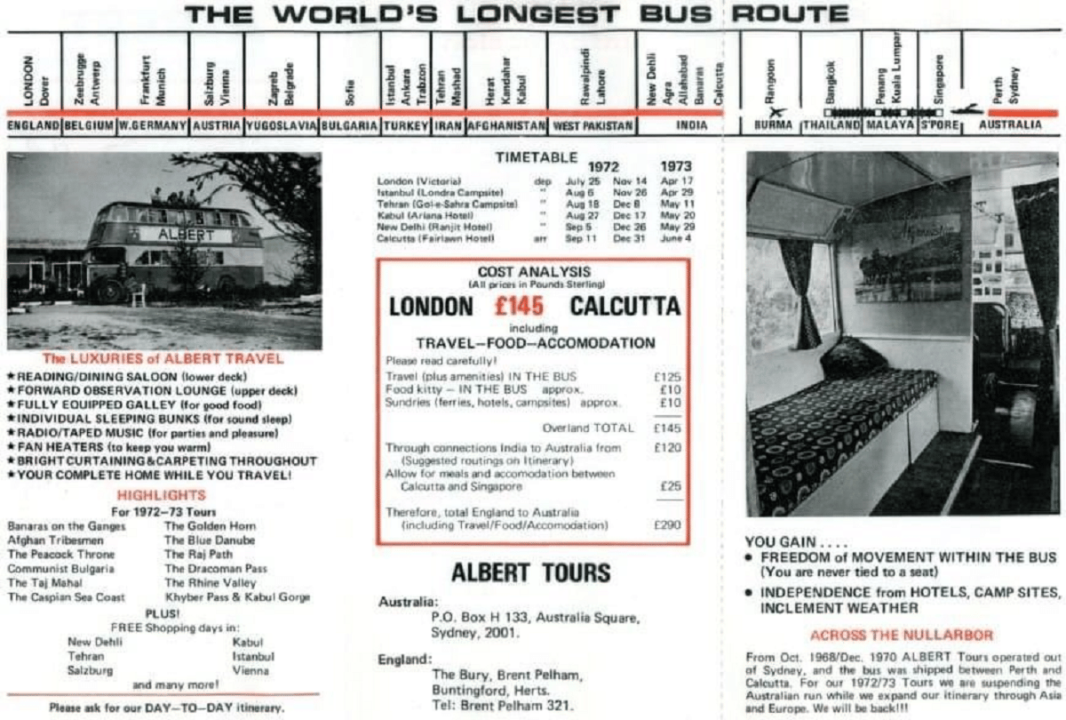 kolkata to london bus service completed in 45 days