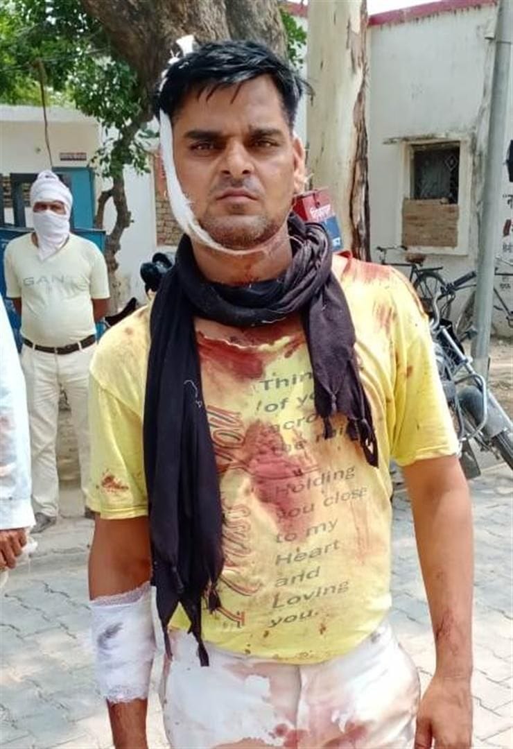 fight between two sides, many injured