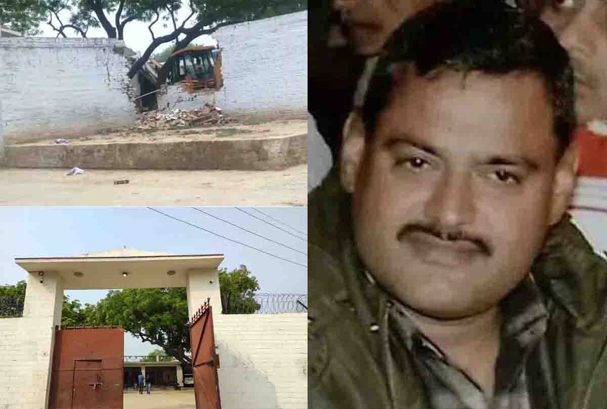 Vikas Dubey's house is being demolished