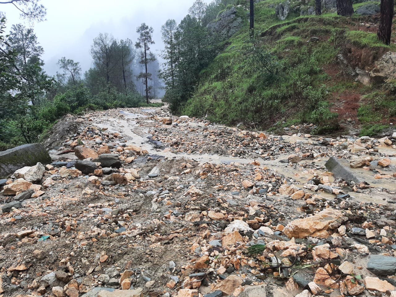 Uttarakhand Weather Update : due to heavy rain river over flow, house damaged