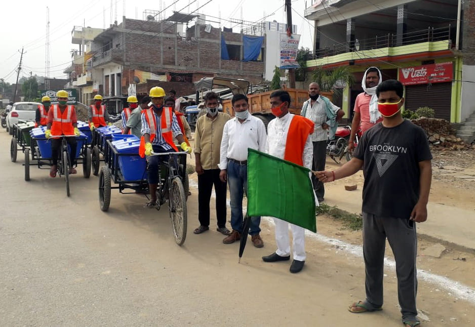 Garbage will be lifted by handcart in the city