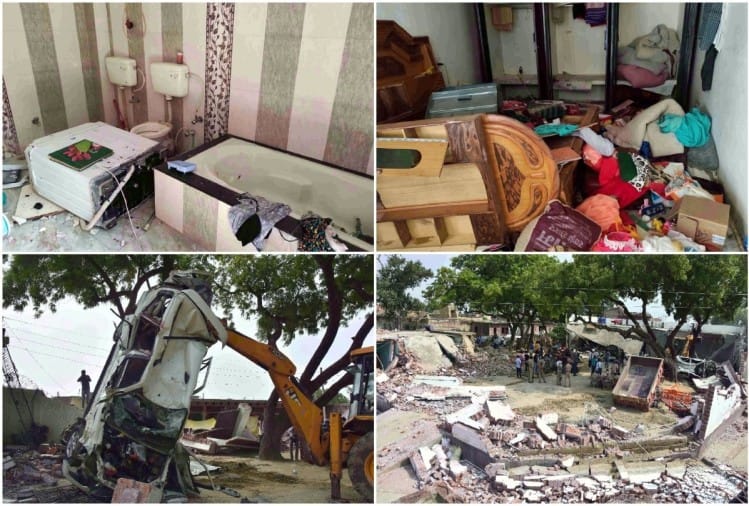 Kanpur Encounterविकास दुबे के घर में था एक आलीशान कमरा, बना था अत्याधुनिक स्नानघर, देखें