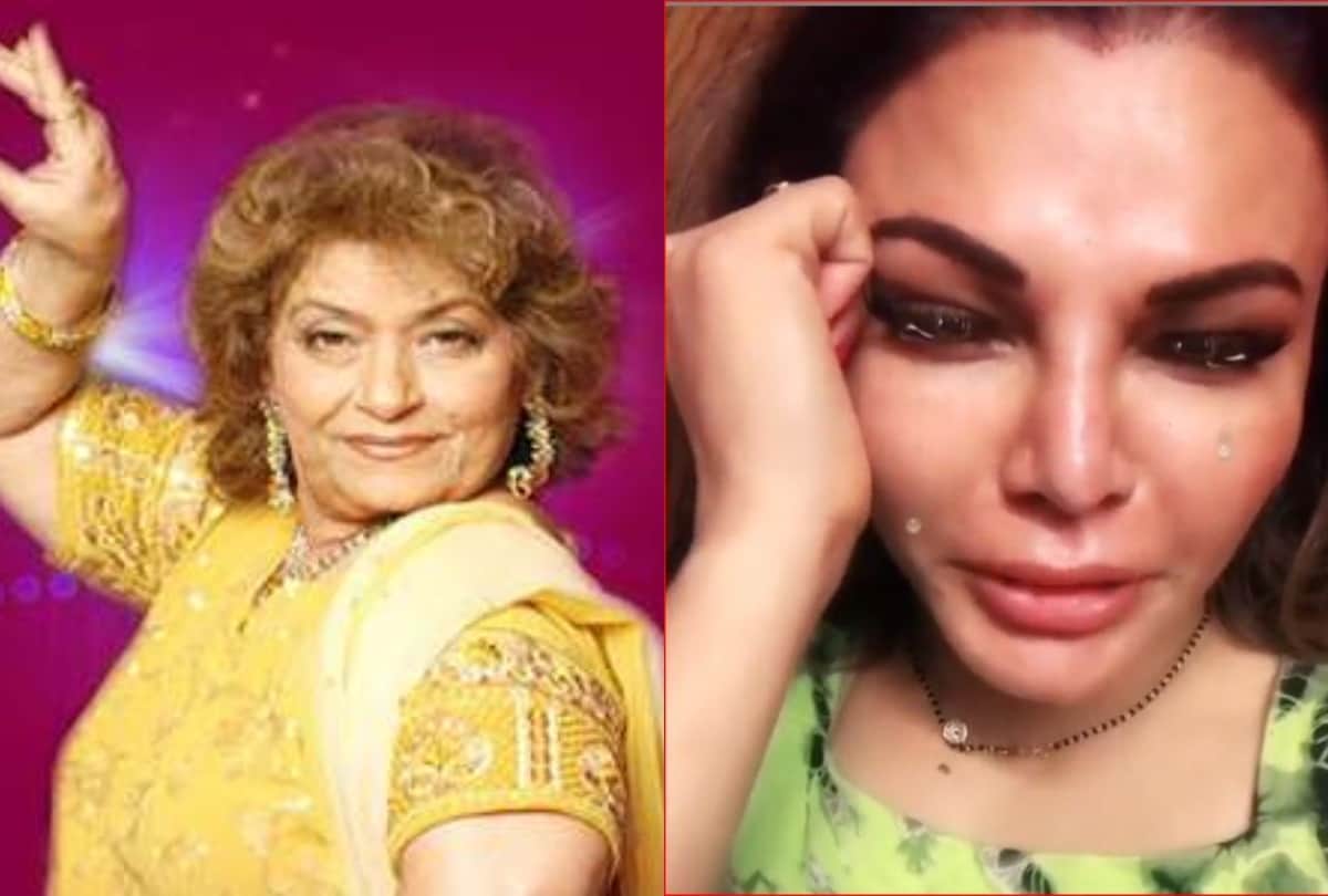 Saroj Khan death Rakhi Sawant is crying for her video goes viral