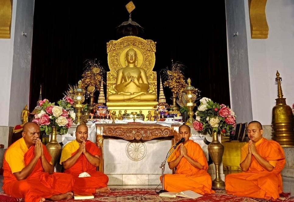 The Dhammachakra Pramanam Sutra in Sarnath, Lord Buddha was a very holy day for Buddhism