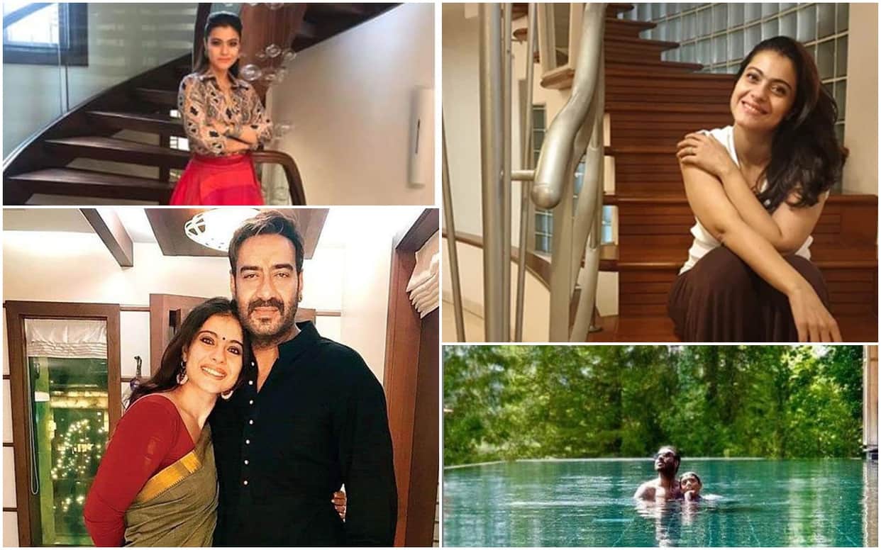 Ajay Devgn and Kajol sprawling Juhu bungalow Inside pictures