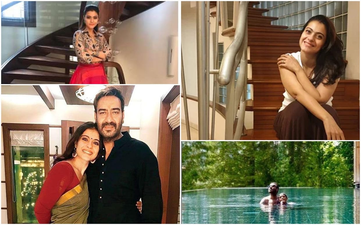Ajay Devgn and Kajol sprawling Juhu bungalow Inside pictures