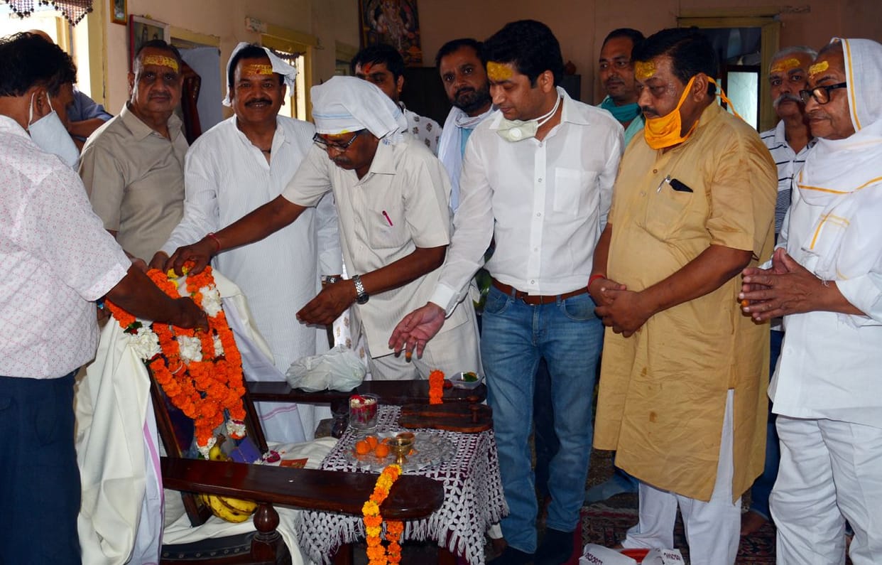 Blessings taken on guru poornima
