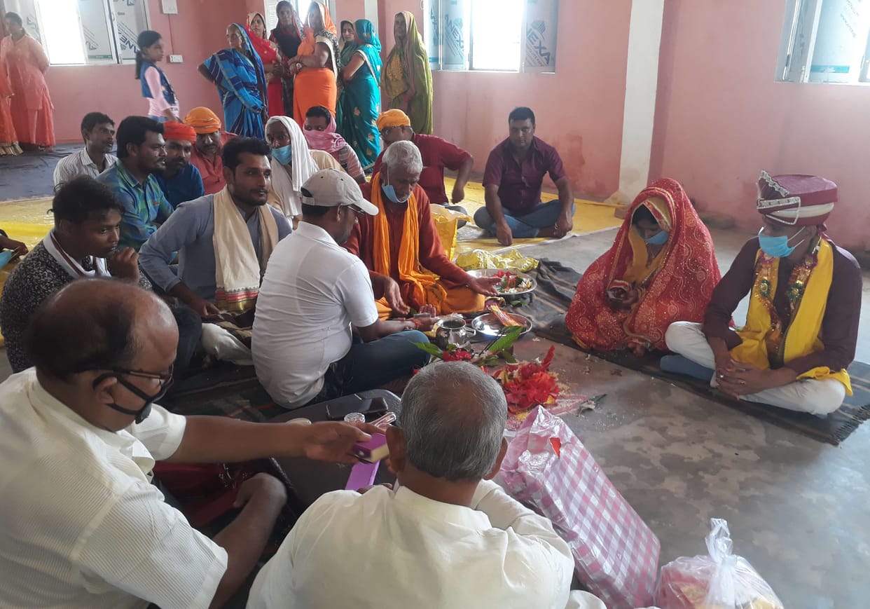 Bairia MLA got a poor girl married