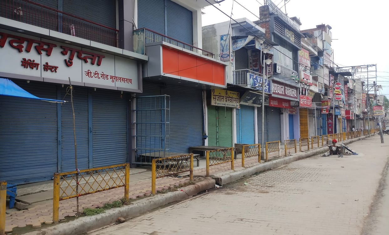Most of the markets in the district are closed, silence is spreading