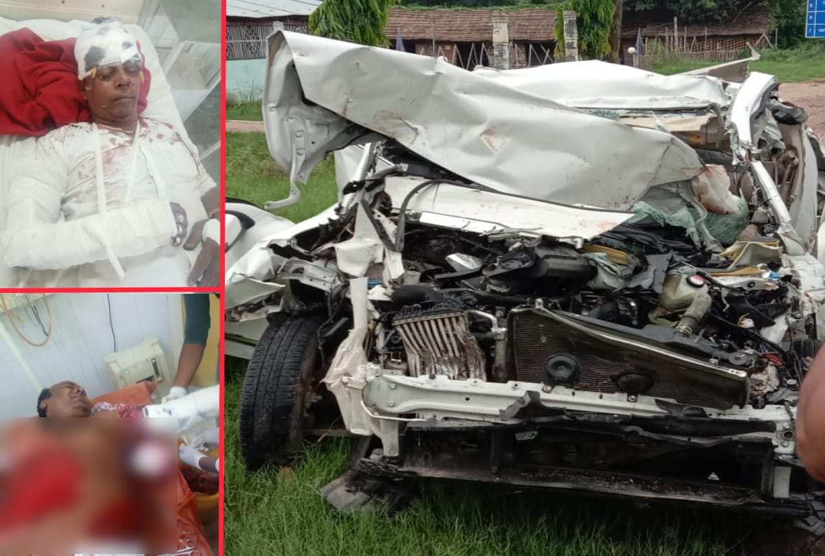 three died and four injured in road accident at basti National Highway