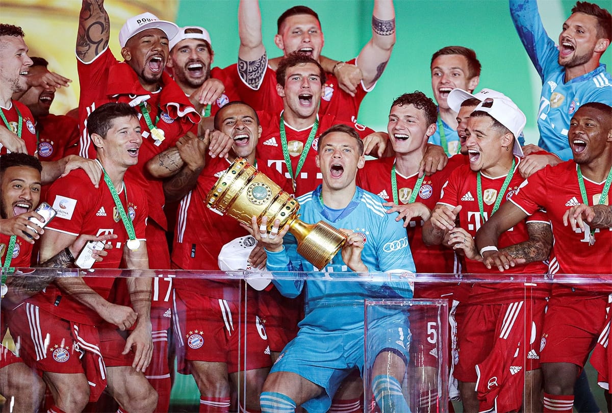 Bundesliga champions Bayern Munich wins german cup for 20th time