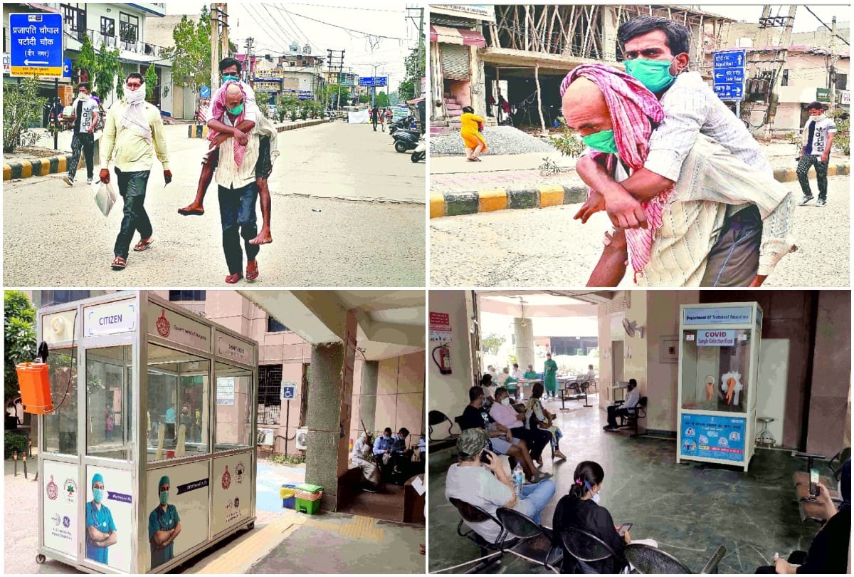 Containment zones in gurugram madanpuri area people not getting proper facilities