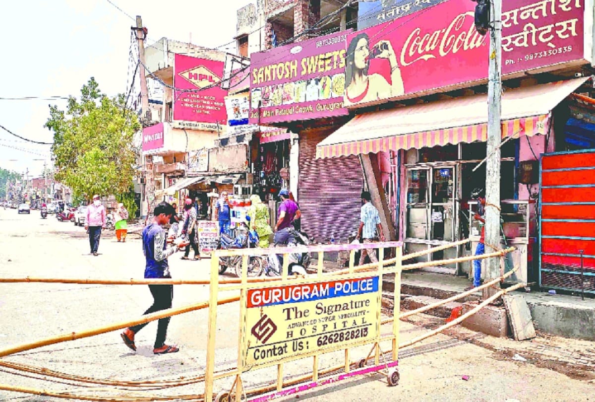 Containment zones in gurugram madanpuri area people not getting proper facilities