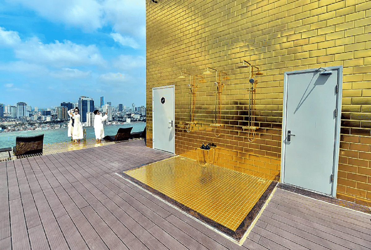 world first gold plated hotel in vietnam dolce hanoi golden lake
