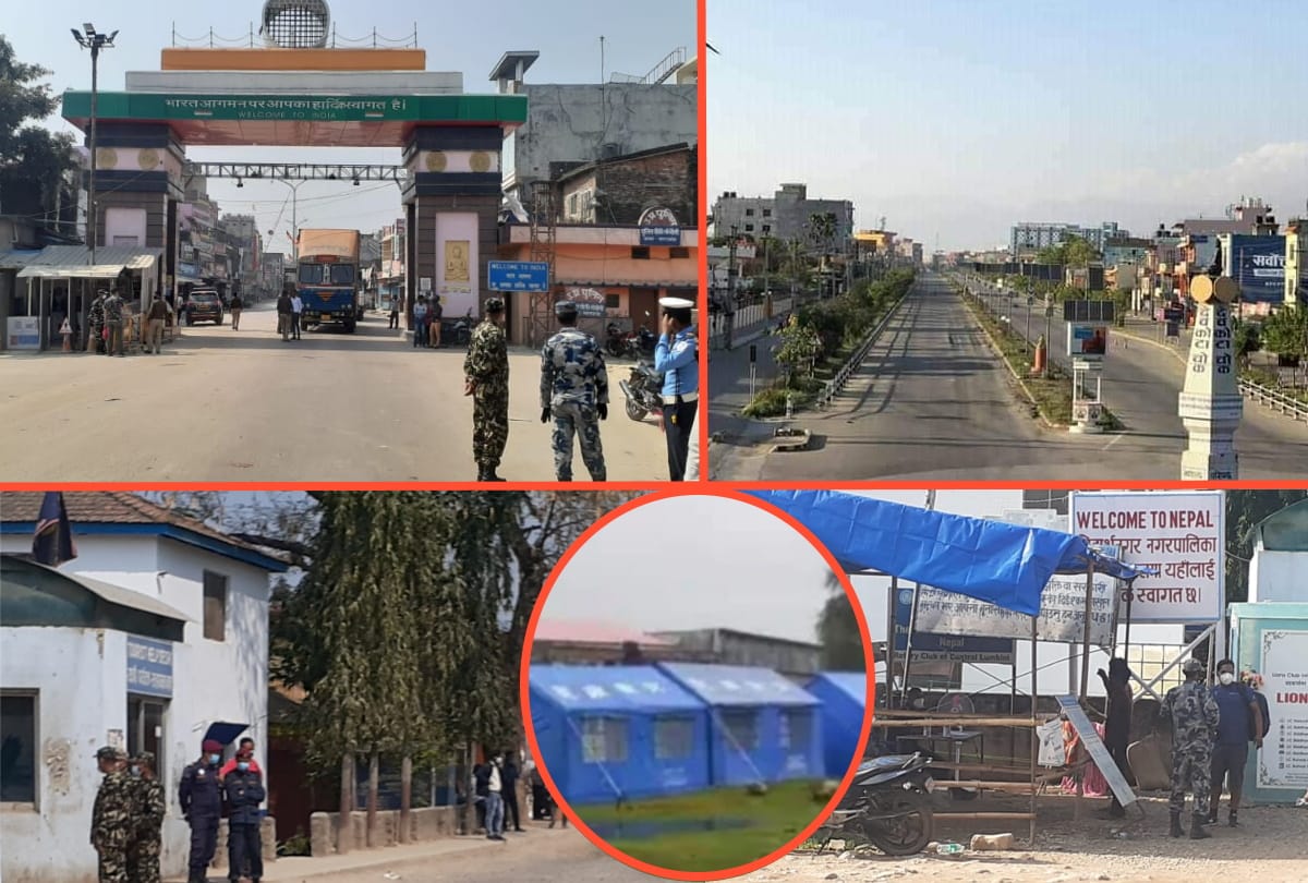 India nepal border dispute due to Handwriting in Chinese on temporary camp built in Nepal border area