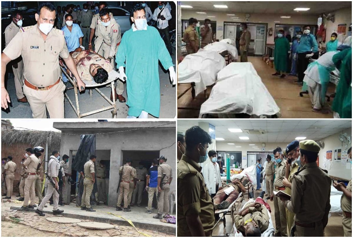 kanpur encounter big revealing in postmortem report No policeman showed back, bullets on chest