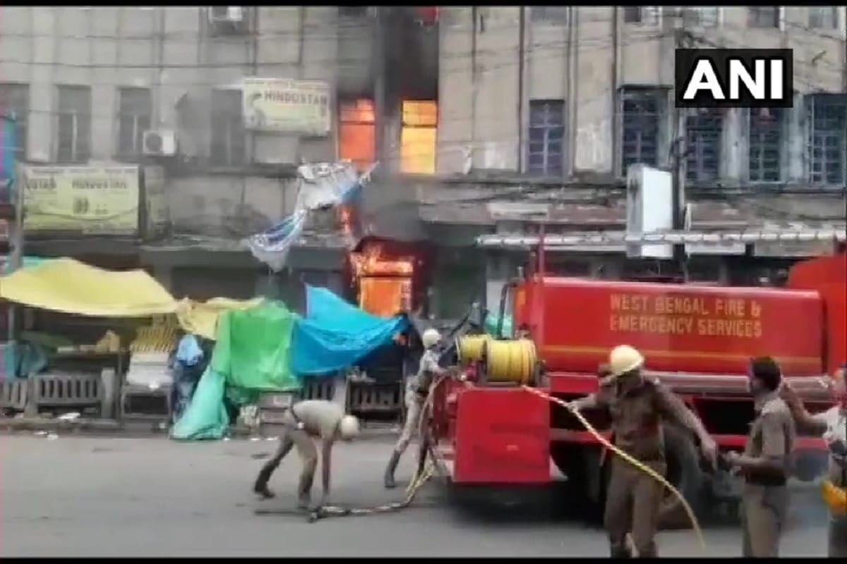 Fire in Kolkata: Fire breaks out at multi-storey building in Kolkata in Burrabazar area