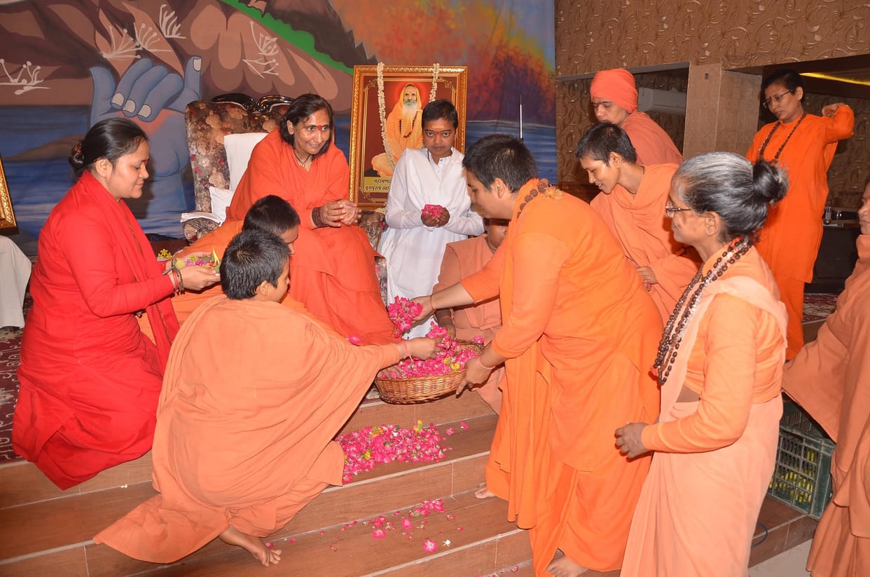 guru purnima, celebration, in vrindavan, religion