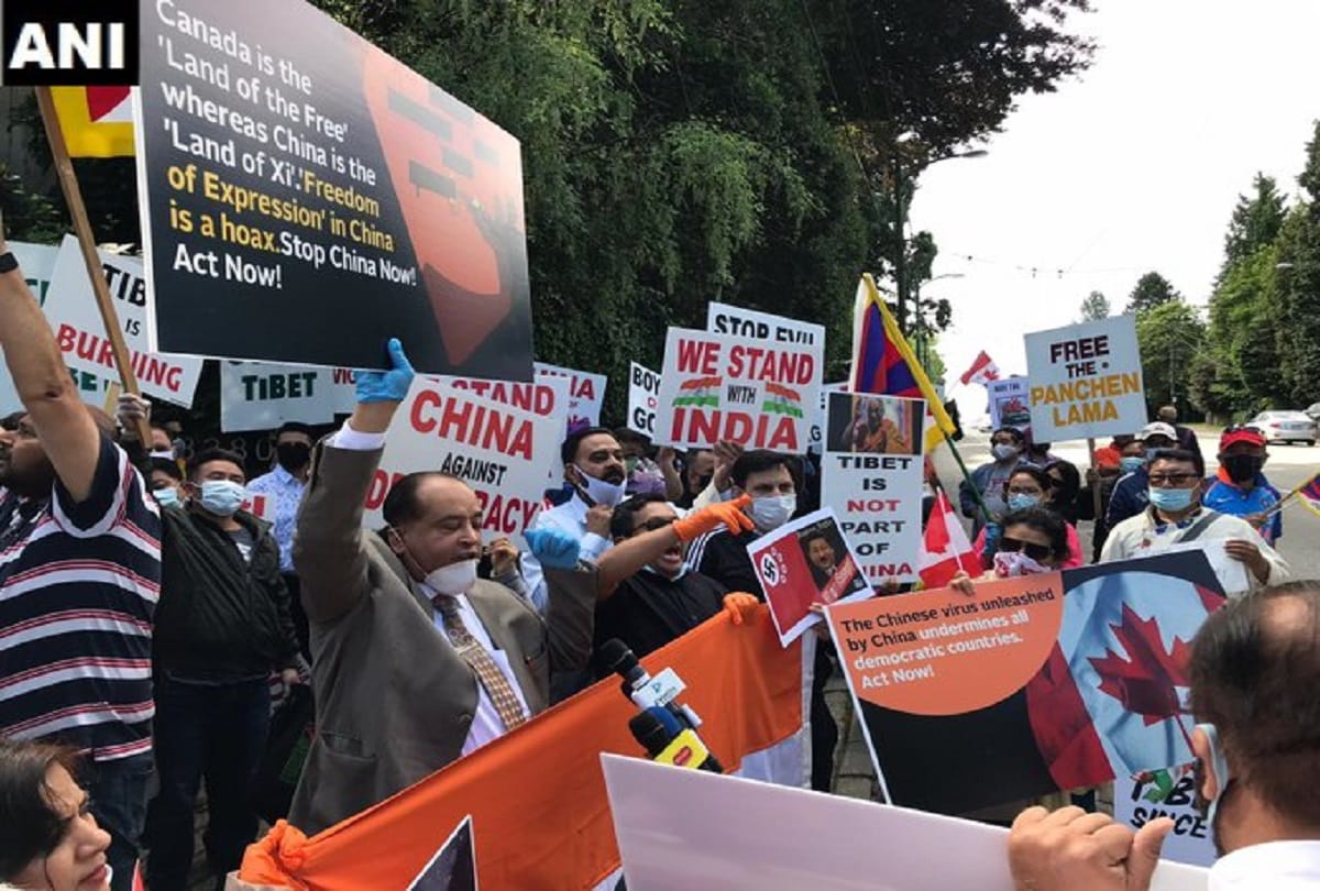 Anti China protests in america and Canada