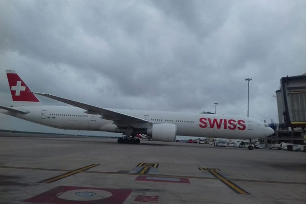 Swiss Airs Zurich Mumbai cargo flight was diverted to Hyderabad due to bad weather in Mumbai
