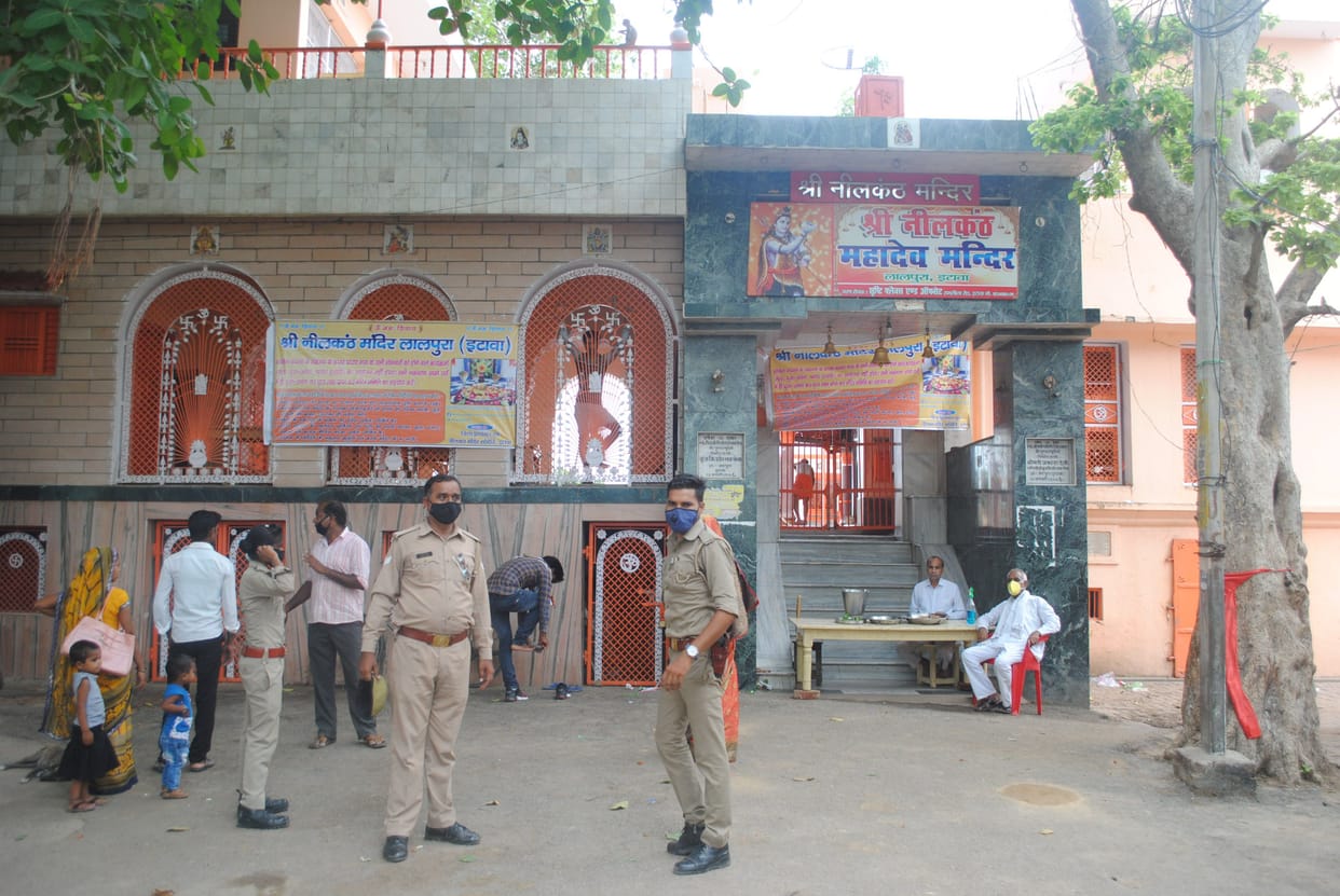 The gates of temples did not open on the first Monday of Sawan