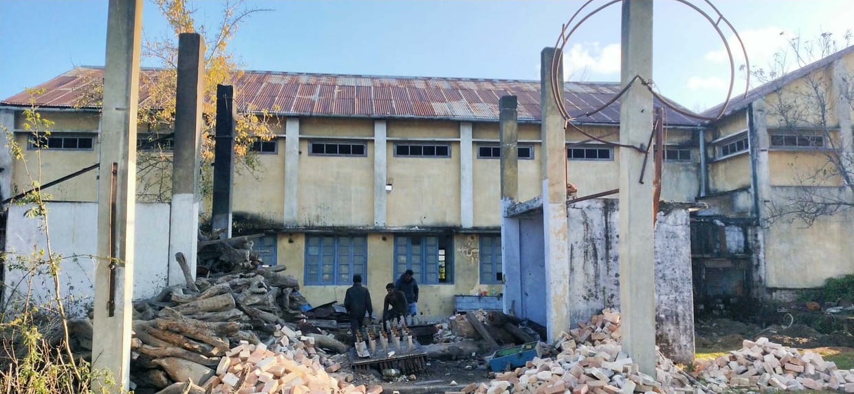 First closed government factory and now intent on selling land