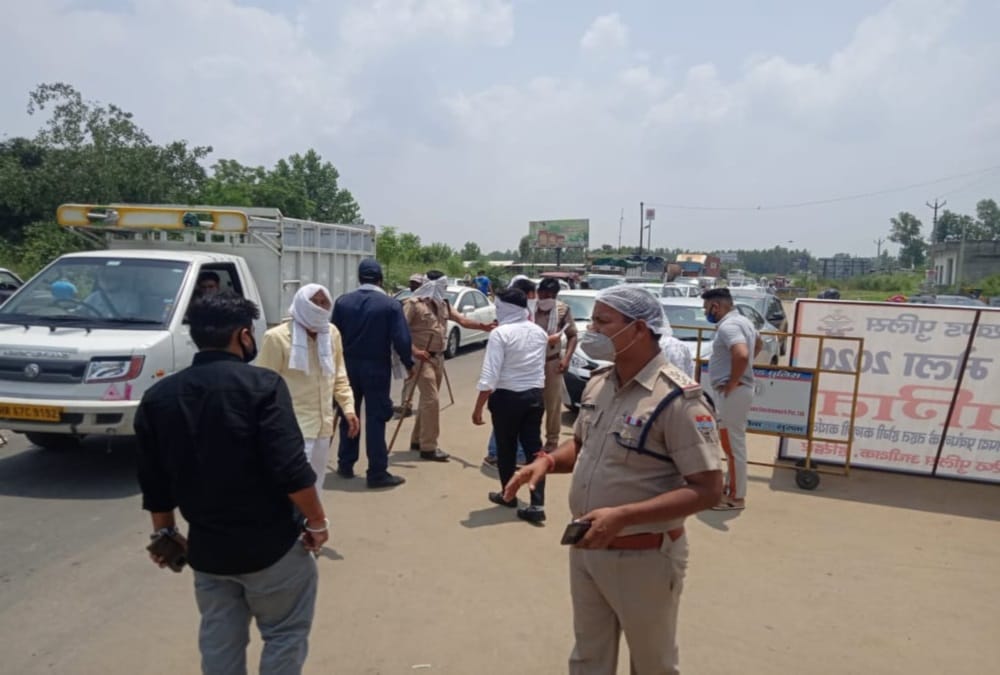 kanwar yatra 2020: Police Checking Strictly on Roorkee border for stop kanwariya, Photos