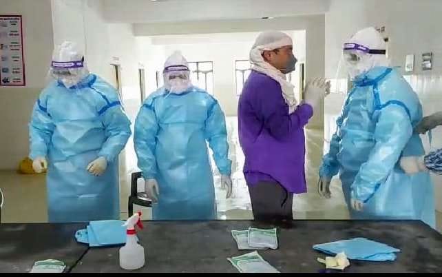 Health team samples 36 people
