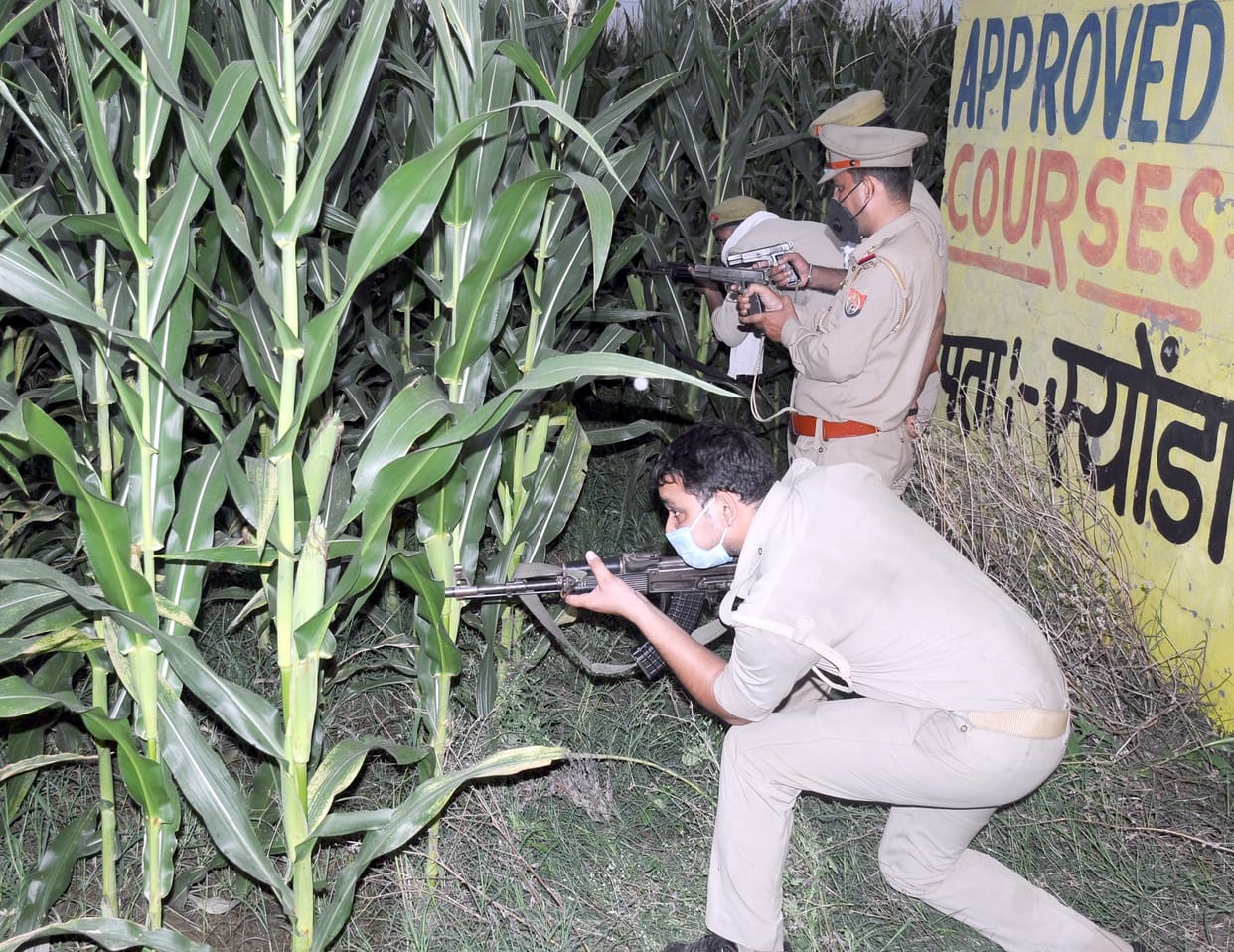 police encounter in sambhal