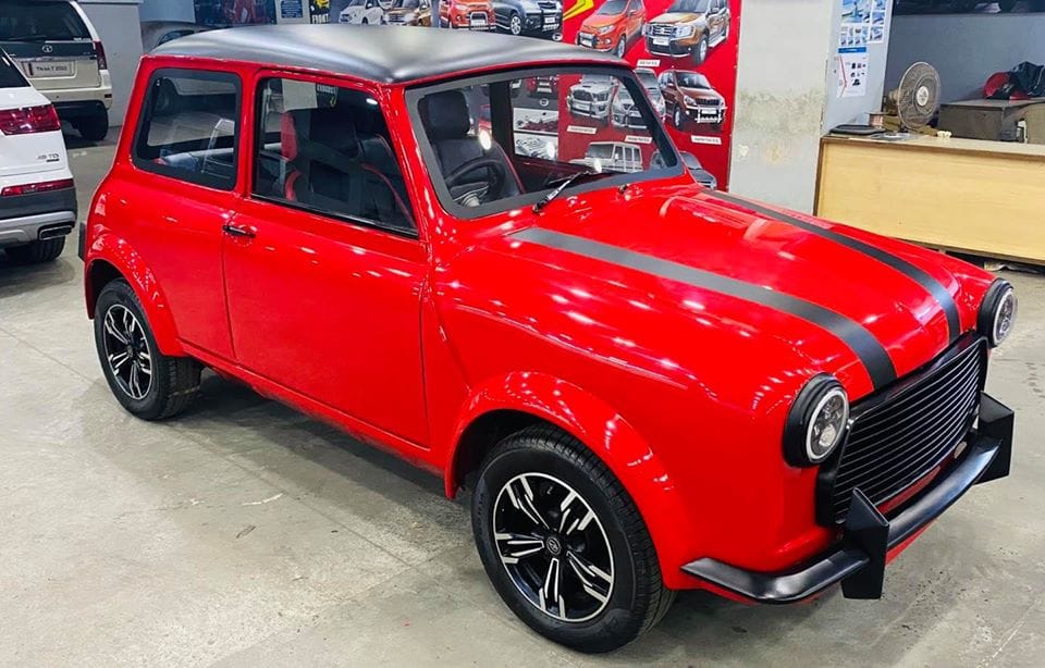 fiat premier padmini modified in MIni cooper hatchback at rs 8 lakhs in chennai