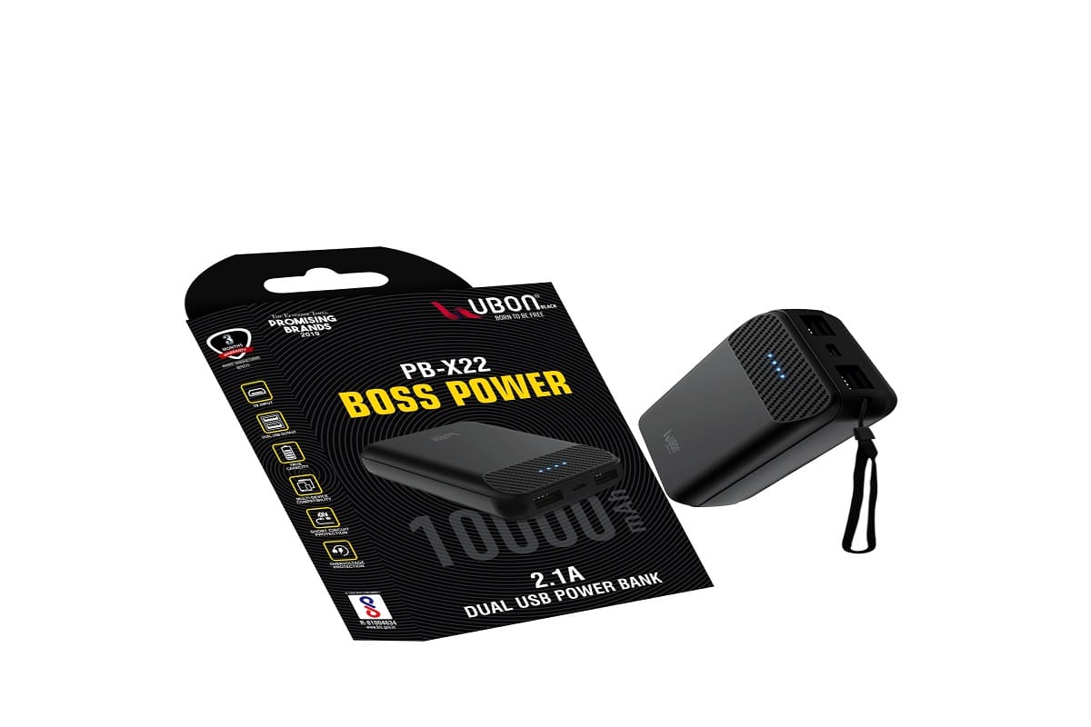 UBON PB X-22 Boss Powerbank launched in India with 10000mah