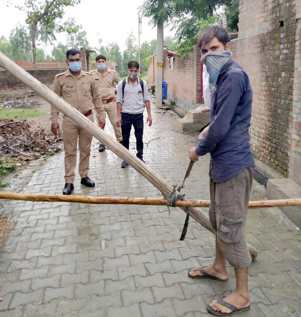 Mohalla sealed after Kishore's corona positive exit