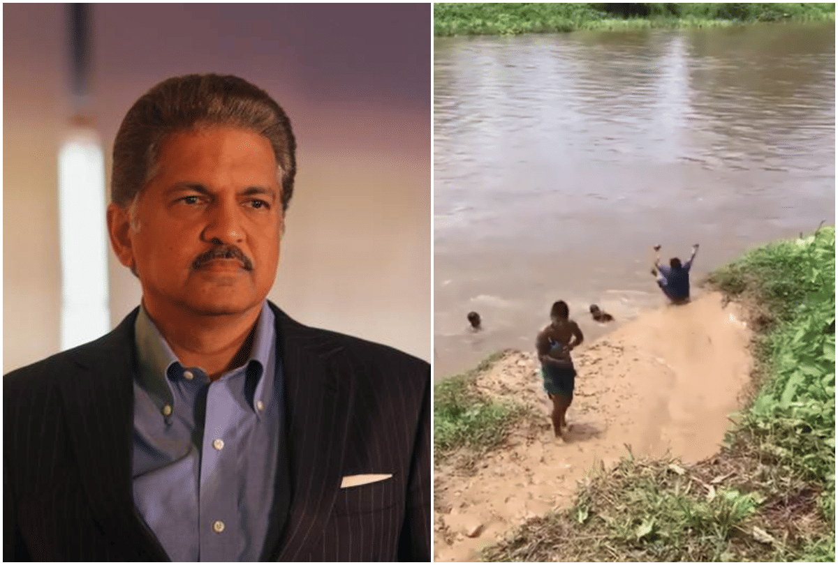 viral video of children sliding in mud anand mahindra share for monday motivation