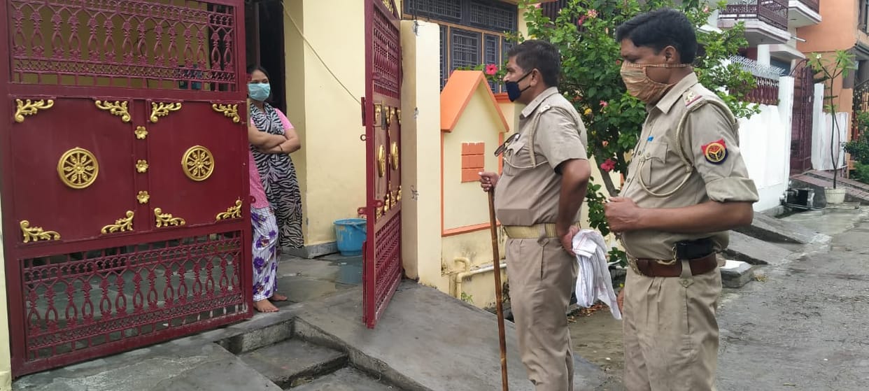 Bank worker turned out to be infected, Durga Vihar Colony seal