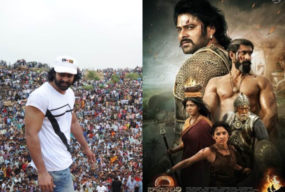 Prabhas shared seven year old photos of Baahubali set