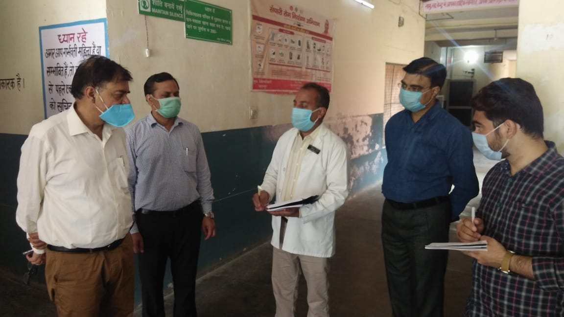 Nodal officer inspected CHC Sultanpur