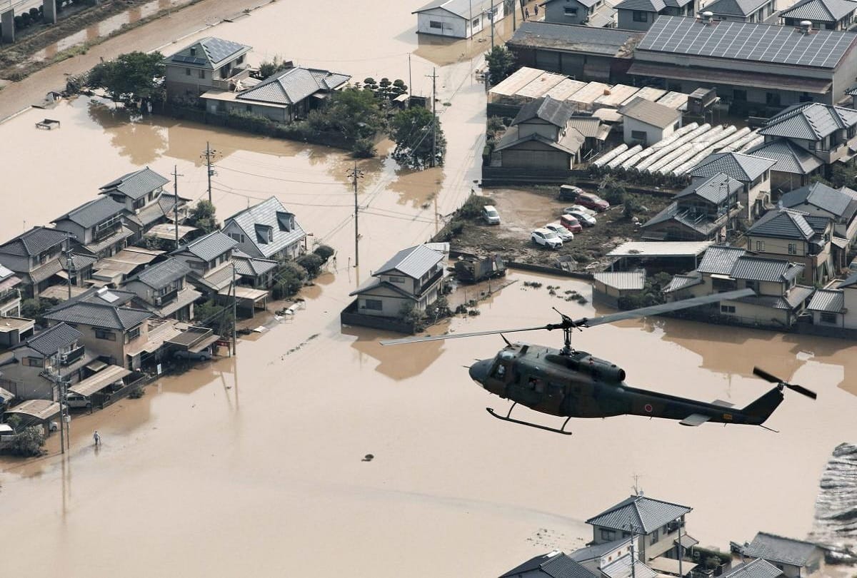 Flood in Japan News: Several dead and many missing in flood landslide in Japan