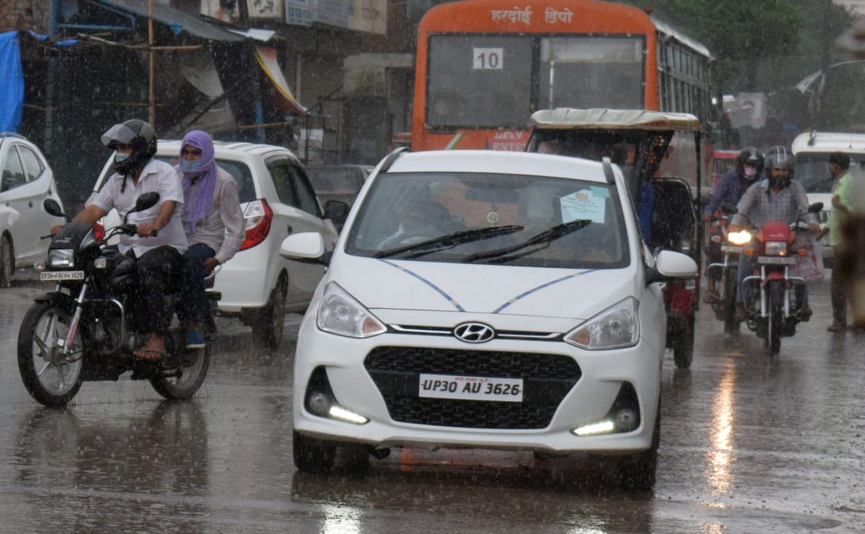 rain gives relief from heat