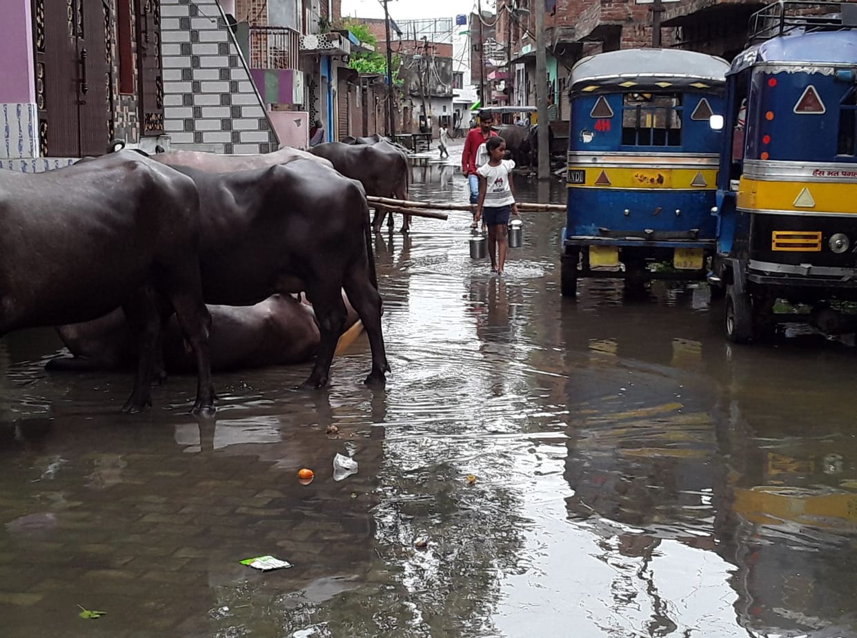 Farrukhabad: Streets and lanes are heavy due to rain, life affected