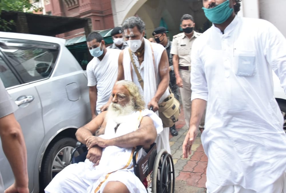 Mahant Nritya Gopal Das in CBI court in Lucknow.
