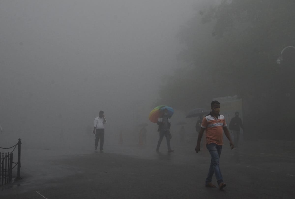 himachal weather report:  rain in three districts including Shimla, temperature dropped, warning of heavy rain for two days