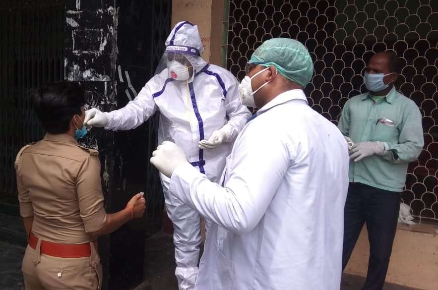 A sample of policemen was taken