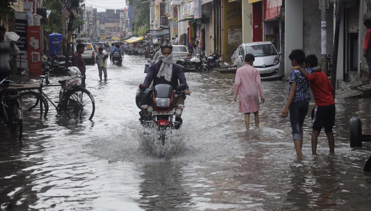 water logged patients upset in hospital