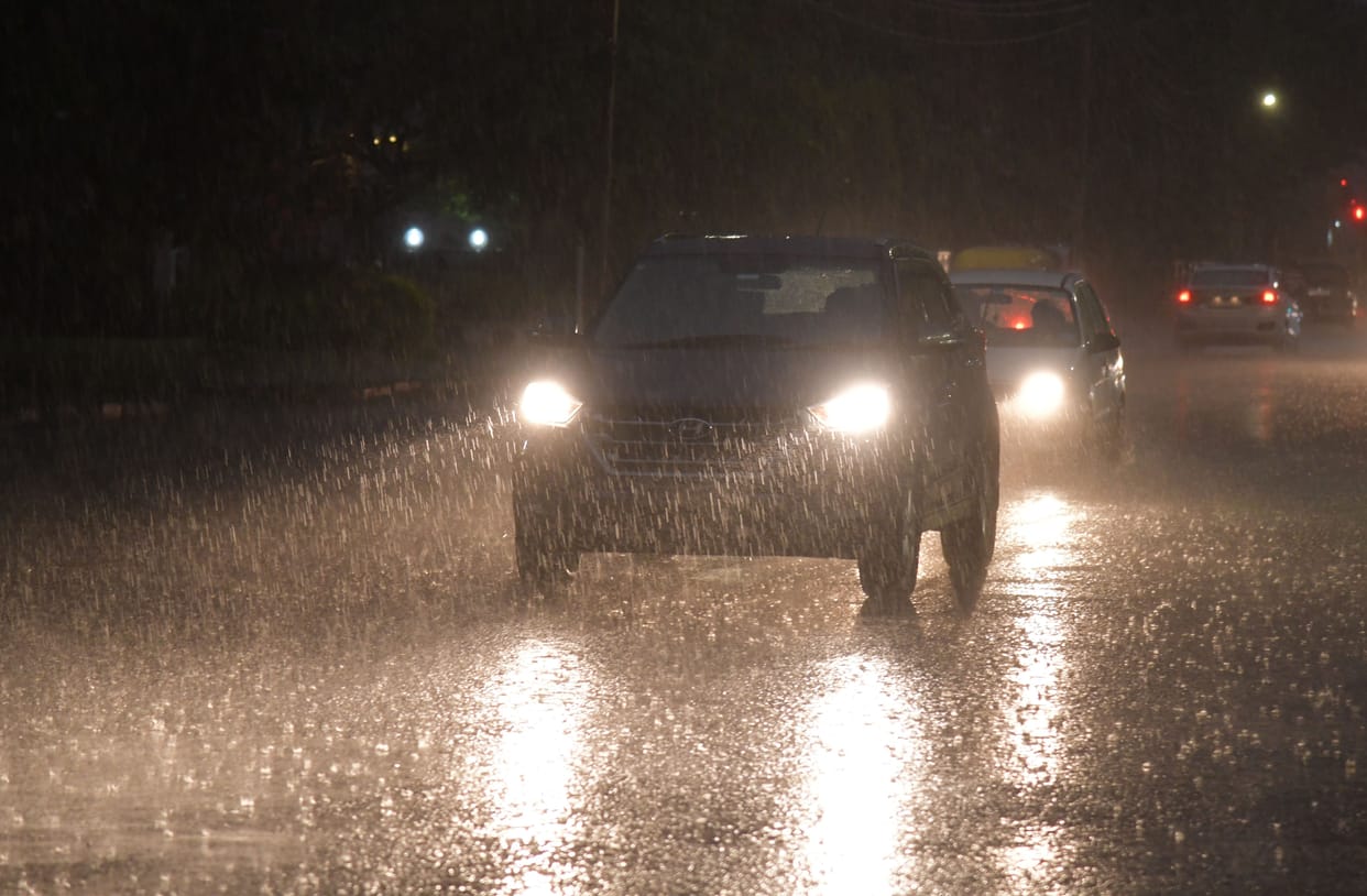 52 mm rain, relief from heat and humidity in one and half hour