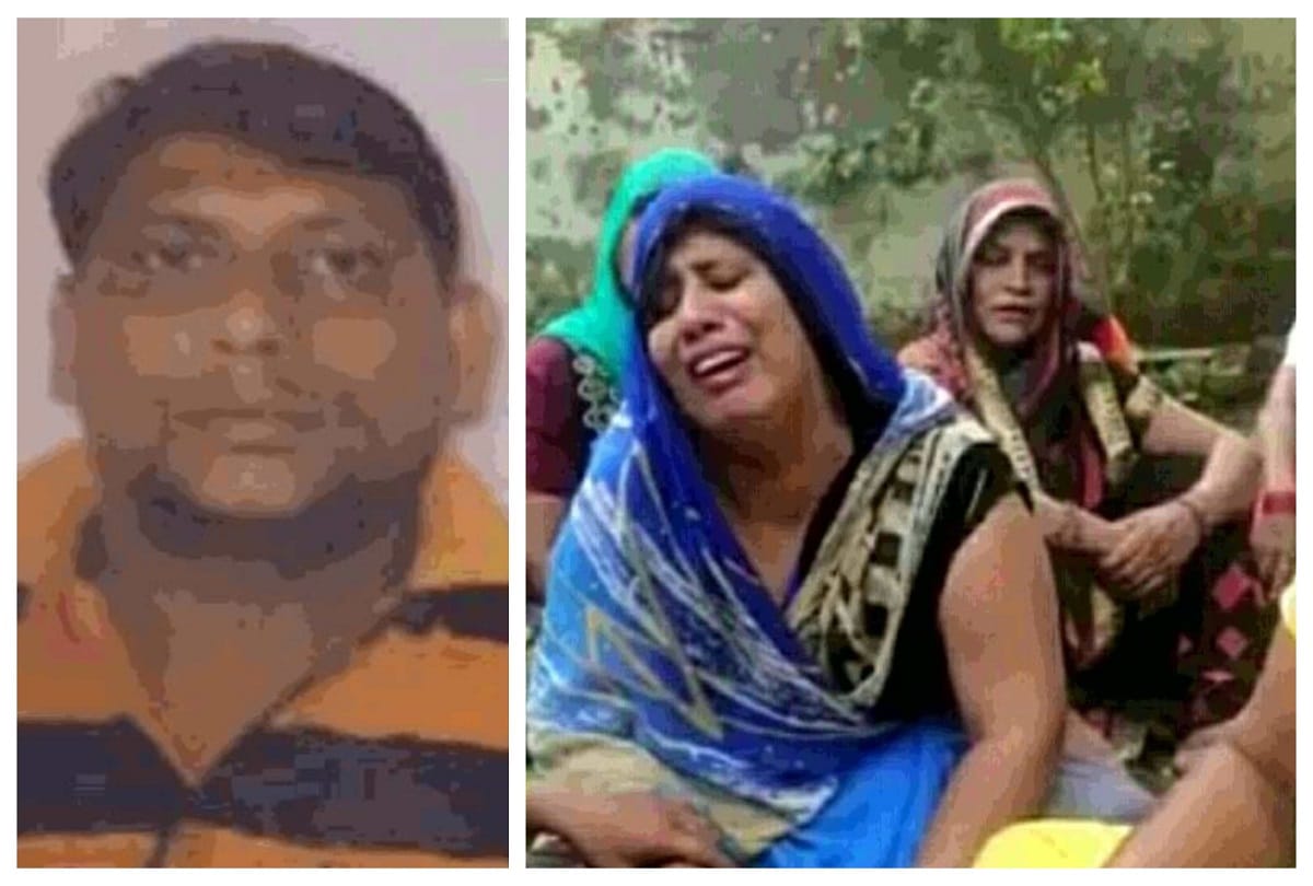 Faridabad meter inspector died during treatment relative jam outside police station
