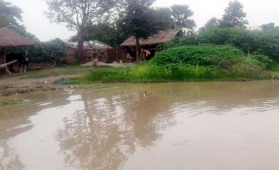 Sharda river reaches four cm above danger mark, Afratfari