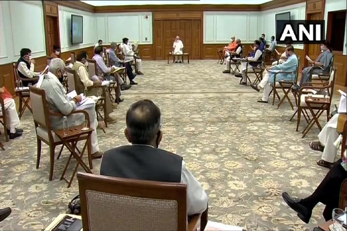 Prime Minister Narendra Modi chairs Union Cabinet meeting at 7 Lok Kalyan Marg